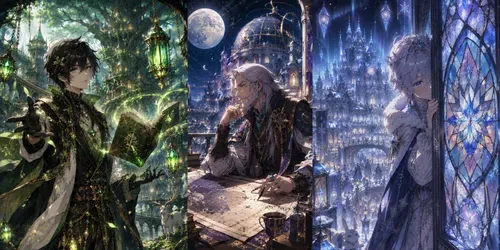 Fantasy Kingdom Character Anime Portraits generated by chatgpt-image