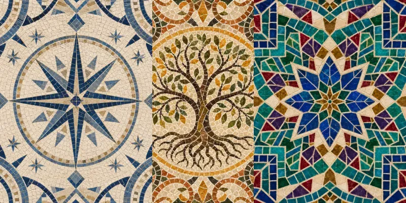 Mosaic Tile Pattern Makers generated by undefined