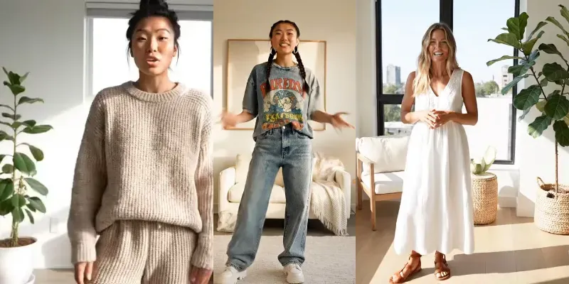 UGC Fashion Try On Videos generated by undefined