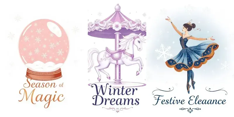 Magical Nutcracker Holiday Ballet Art generated by undefined