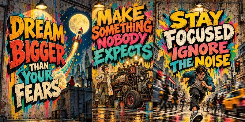Bold Urban Typography Poster Collections