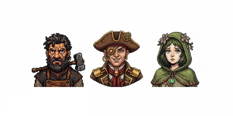 Pixelforge Emotion Dialogue Portraits generated by undefined