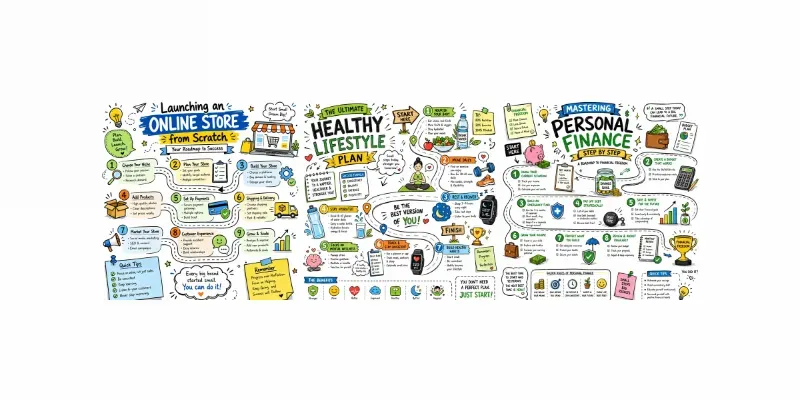 Doodle Roadmap Infographics generated by undefined