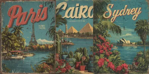 1860s City Poster Design Tools generated by midjourney