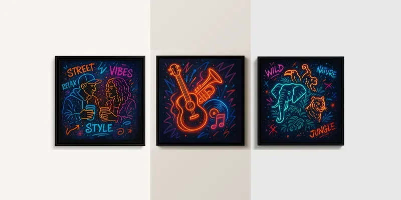 Electrified Street Art In Paintings generated by undefined