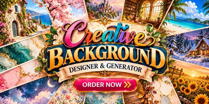 Creative Background Designer Generator