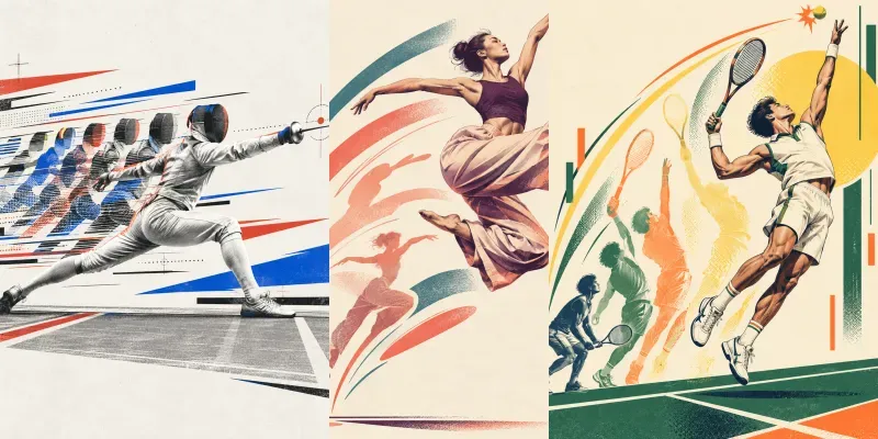 Kinetic Motion Echo Posters
