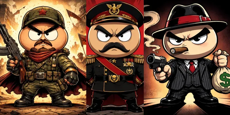 South Park Brutal Cartoon Characters generated by undefined