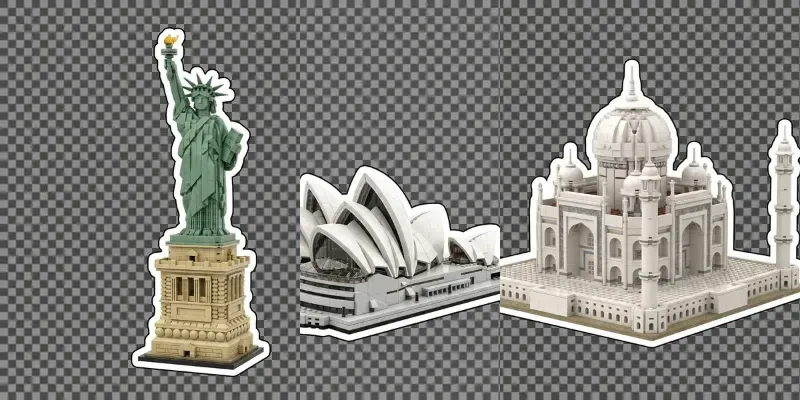 Lego Architecture Stickers generated by undefined