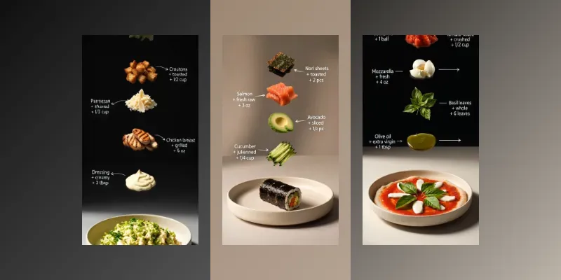 ASMR Ingredient Reveal Videos generated by undefined