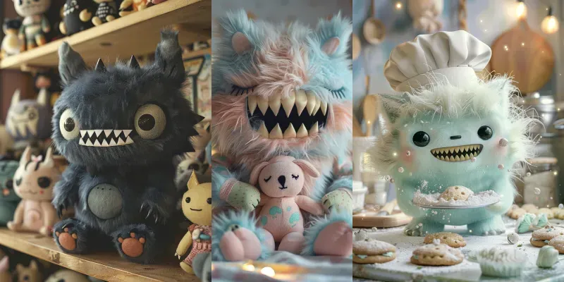 Fluffy Mischief Monsters Labubu generated by undefined