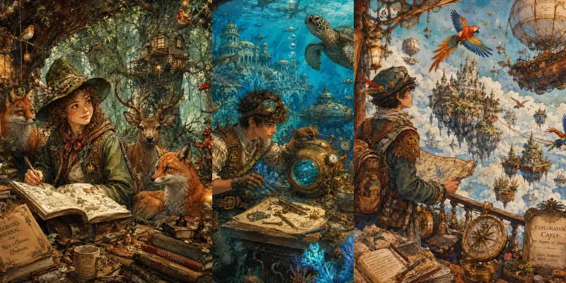 Whimsical Worlds Anthologies generated by undefined
