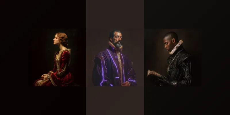 Neorenaissance Portraits generated by undefined