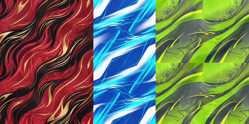 Dynamic Speed Wave Jersey Patterns generated by undefined