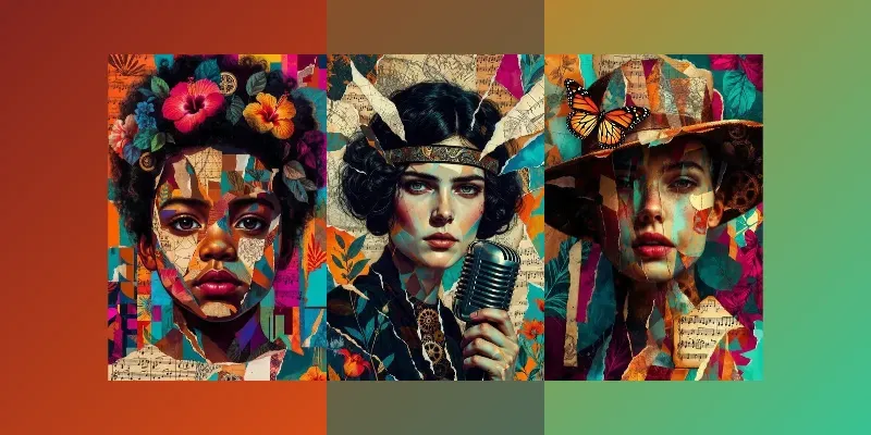 Ephemeral Souls The Collage Portraits generated by undefined