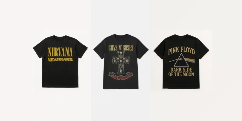 Rock Band Merchandise Tshirts generated by undefined