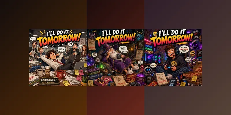 Lazy Tomorrow Meme Illustration Packs generated by undefined