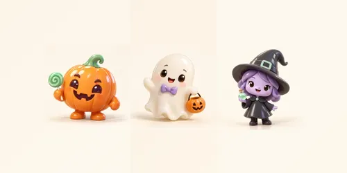 Candycoated Halloween Mascots generated by chatgpt-image