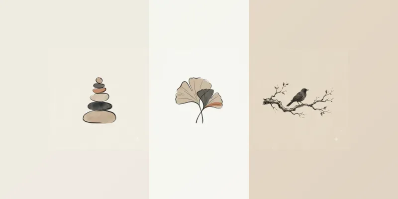 Minimalist Zen Fine Art generated by undefined