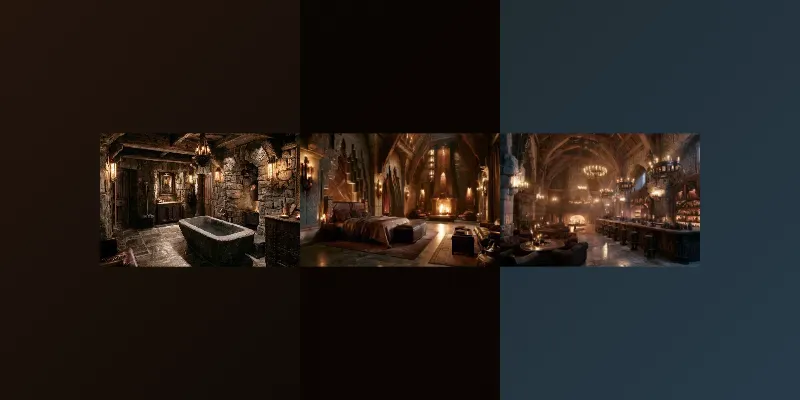 Dwarven Luxury Interiors generated by undefined