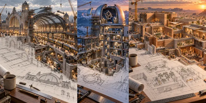 Blueprints Become Buildings