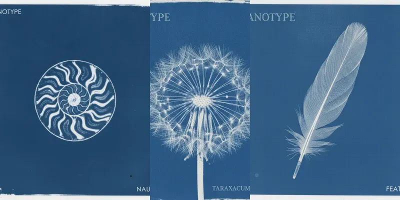 Cyanotype The Blueprints generated by undefined