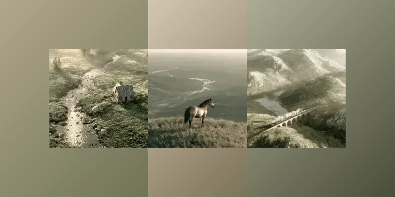 Cinematic Landscape Scenes generated by undefined