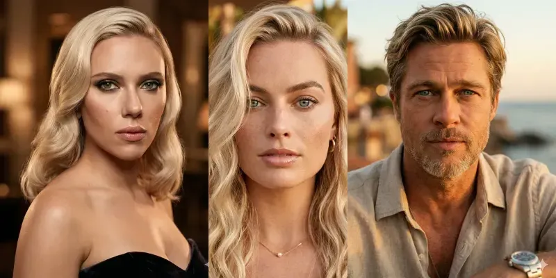 Realistic Celebrity Lookalike Portraits generated by undefined