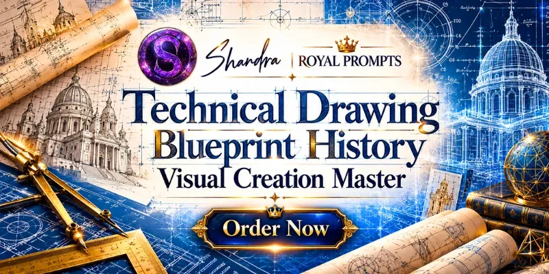 Technical Drawing Blueprint History Kit