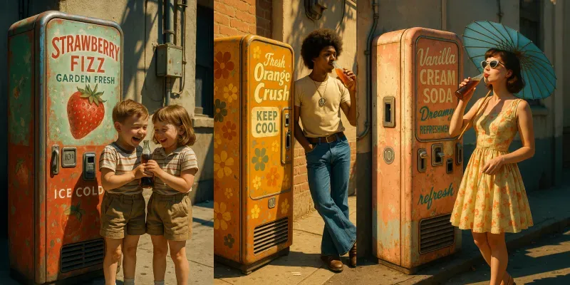 Sunlit Retro Streets generated by undefined