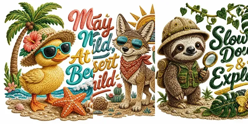 Faux Embroidery Mascot Creators generated by undefined