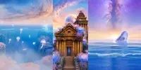 Deep Cosmos Ocean Fantasies grok-video prompt mini thumbnail