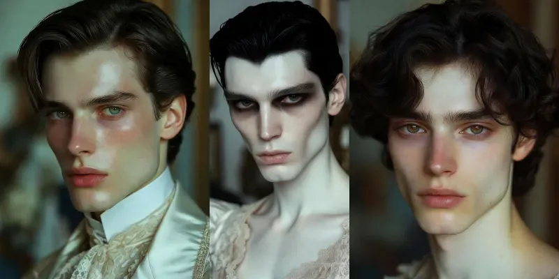 Cinematic Porcelain Gentleman Portraits