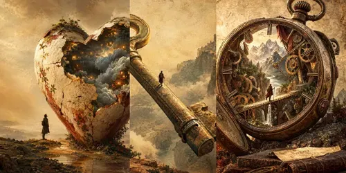 Surreal Symbolic Scale Art generated by chatgpt-image