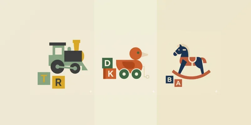 Vintage Nursery Vector Clipart generated by undefined