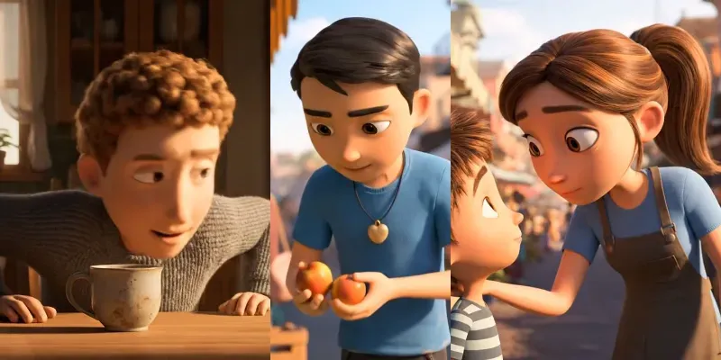 Pixarstyle Animation Story Videos generated by undefined
