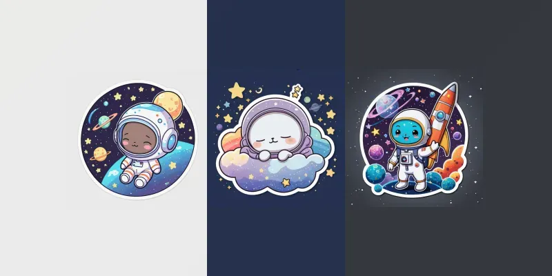 Labubu Cosmic Sticker Sdxl Templates generated by undefined