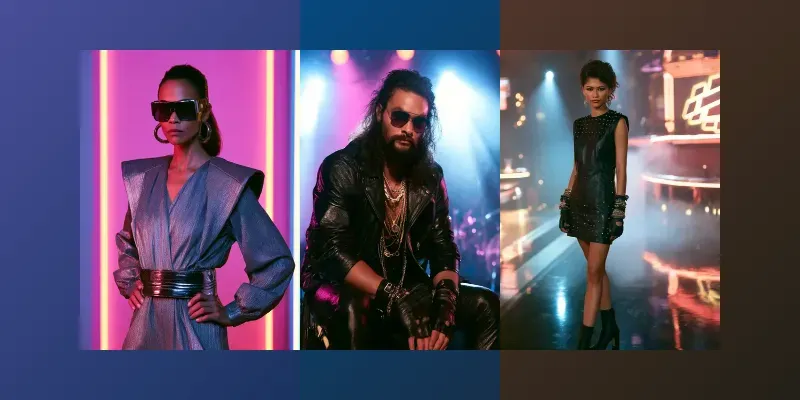 Turn Your Photos Into 80s Glam Stars generated by undefined