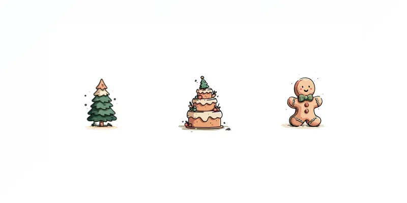 Christmas Minimalist Images generated by undefined
