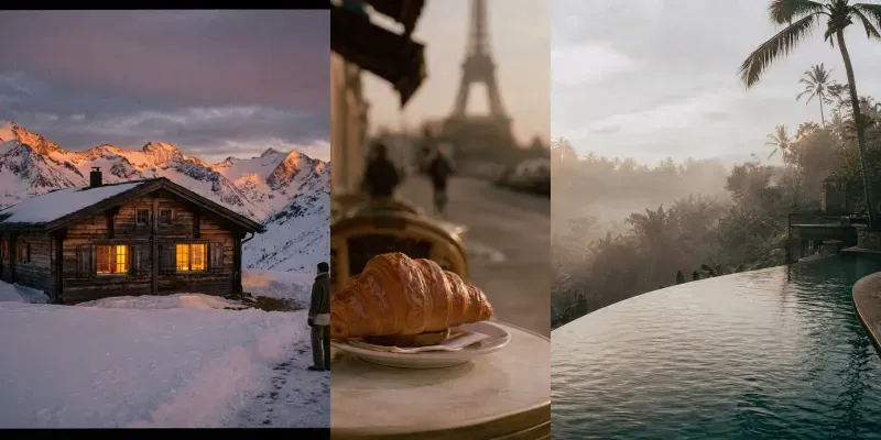 Aesthetic Travel Film Photos generated by undefined