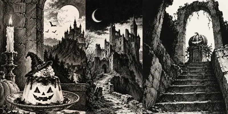 The Vintage Gamebook Illustrations