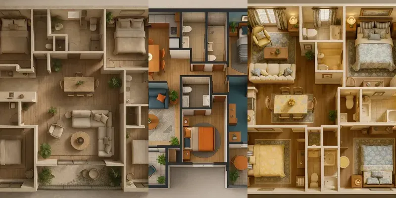 3D Floor Plans generated by undefined