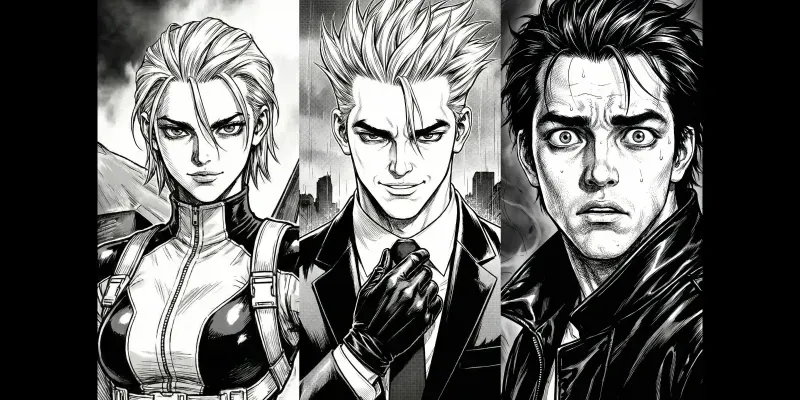 Boichi Style Sun Ken Rock Manga Art generated by undefined