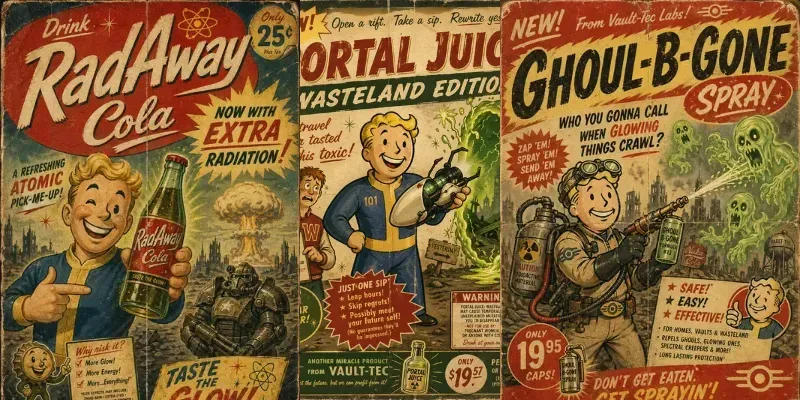 Fallout Parody Advertisings generated by undefined