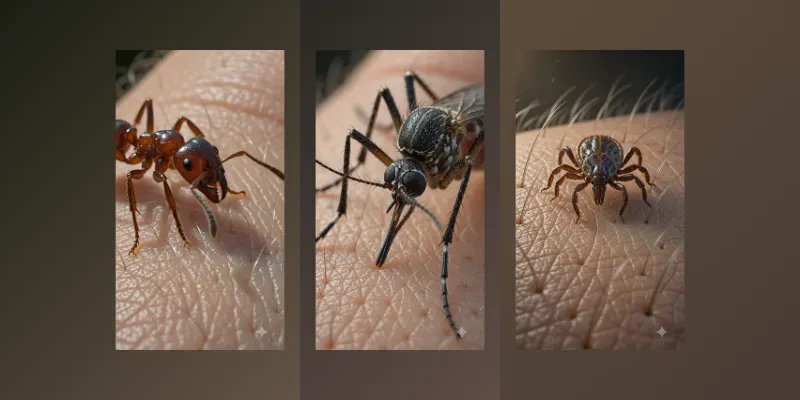 Tiny Creatures Vs Human Skin generated by undefined