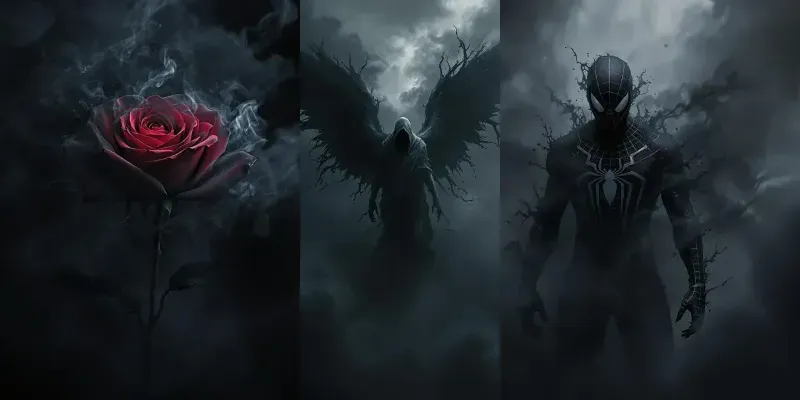 Mystic Art Dark Elegance Shadow Designs generated by undefined