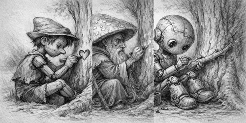 Whimsical Pencil Story Kits generated by chatgpt-image