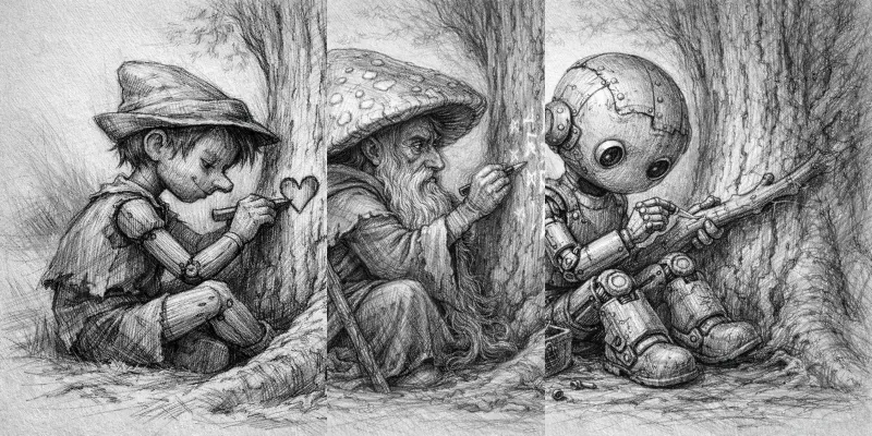 Whimsical Pencil Story Kits generated by undefined