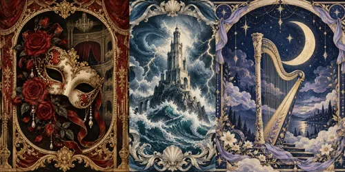 Opera Programme Cover Designs generated by chatgpt-image