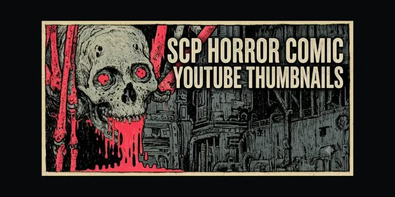 Scp Horror Comic YouTube Thumbnails generated by undefined